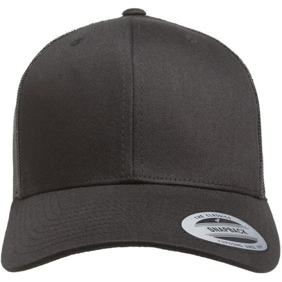 Mens trucker cap fitted baseball hat flex fit breathable athletic snapback - Picture 2 of 7